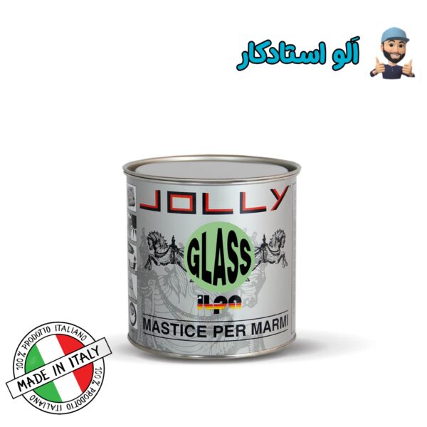 JOLLY GLASS رزین ماستیک شفاف سنگ ایتالیایی